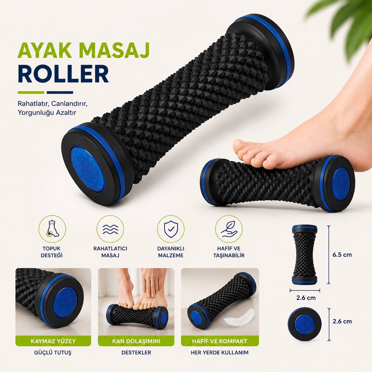 UltraOrtopedik Ayak Masajı Roller